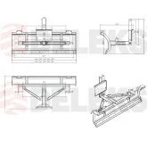 Pala quitanieves PTO Deleks LNS-150-A 16 - 40 HP