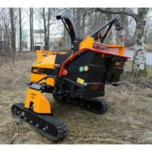 Bio shredder Forst XR8D with articulated tracked 55 HP