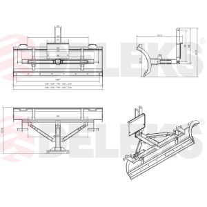 Pala quitanieves PTO Deleks LNS-170-A
