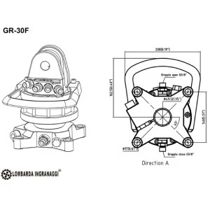 Pinces forestières et rotateur hydraulique Deleks DK-11C + GR-30F