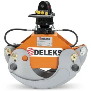 Deleks Grappin forestier et rotateur hydraulique DK-11C + GR-30FF