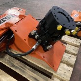 Forstkopf, Schere und hydraulischer Rotator Deleks CF-11R