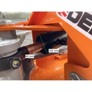 Forestry head, shearer for mini-excavator Deleks CF-12H