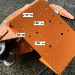 Cabezal forestal, cizalla para mini-excavadora Deleks CF-18H