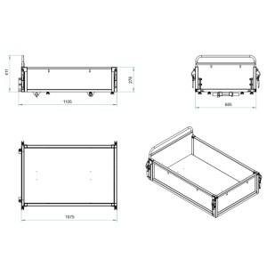 Transpalette hydraulique à batterie Deleks XE-500HF