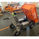 Battery-powered hydraulic wheelbarrow Deleks XE-500HF