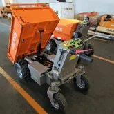 Battery-powered hydraulic wheelbarrow Deleks XE-500HF