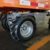 Battery-powered hydraulic wheelbarrow Deleks XE-500HF