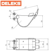 Benna per miniescavatore S100 - 20 cm