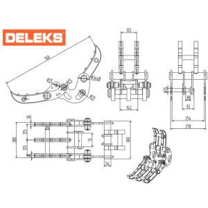 Pince pour mini-pelle S100