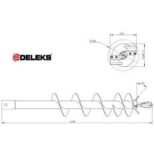 Bohrer Durchmesser 20 cm - ZHD Deleks