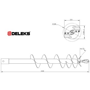 Drill bit diameter 20cm - ZHD Deleks