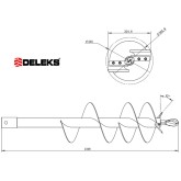 Bohrer Durchmesser 30 cm - ZHD Deleks