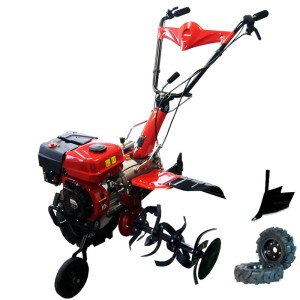 EuroCentauro Motocultivador a gasolina SP 700 S1 com motocultivador e rodas