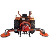 Support double plus disques Zeppelin hydraulique et radiateur