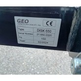 Hydraulic disc for tractor GEO ITALY DISK 650