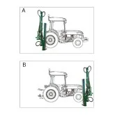 Cortasetos de brazo lateral PTO GEO ITALY BRC