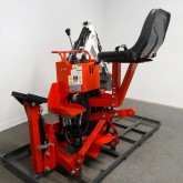 Backhoe for Giemme BHM Tractor with 29 cm bucket