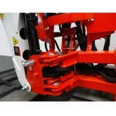 Backhoe for Giemme BHM Tractor with 29 cm bucket