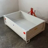 Coffre arrière manuel pour tracteur Giemme TBR 140 - 180 cm