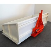 Manual dump box for tractor Giemme TB 140 - 180 cm