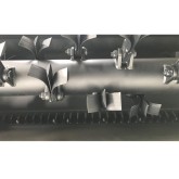 Broyeur pliant monté sur tracteur Zeppelin HT Eventail 460cm