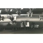 Broyeur pliant monté sur tracteur Zeppelin HT Eventail 460cm