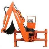 Rétrocaveuse pour tracteur Zeppelin godet 406 mm