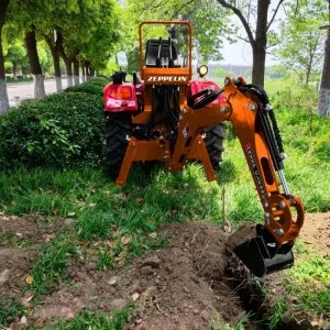 Fixed backhoe for tractor Zeppelin 18-50 HP