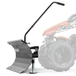 Snow plow for power tiller Deleks Zeus