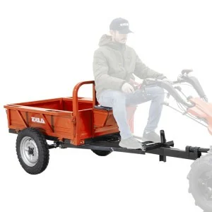 Agricultural trailer for power tiller Deleks Zeus