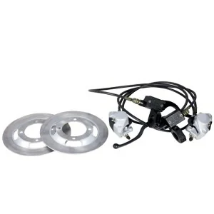 Set of 2 disc brakes for power tiller Deleks Zeus