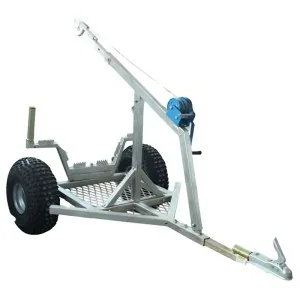 Причіп для сіна з краном для квадроцикла Geo Italy TW 400 кг