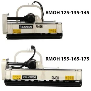 BlackStone RMOH 125 - 175 cm (175 ft.) Nachläufer-Häcksler für Traktoren