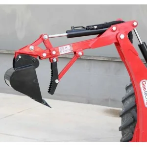 GeoTech Pro BHF 29 cm retroescavadora fixa para trator