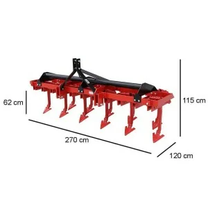 AgriEuro Premium Line CMPR11 cultivador reforçado de 11 braços