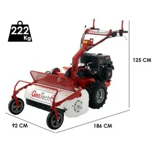 GeoTech Pro GFM 760 L-E 15 HP Débroussailleuse à marteaux