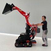 Roteco Mini-carregador Lizard motor a gasolina 306 cc