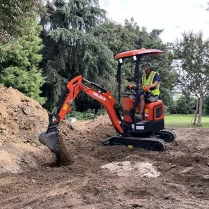 Mini excavator Deleks M120 Yanmar engine 19 HP