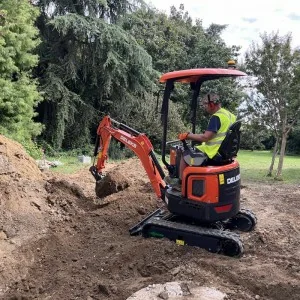 Mini excavator Deleks M120 Yanmar engine 19 HP