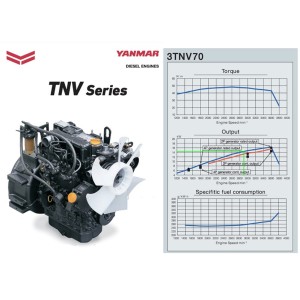 Mini-Bagger Deleks M120 Motor Yanmar 19 PS
