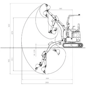 Deleks Mini-pelle M120 Moteur Yanmar