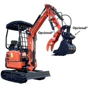 Powerful mini excavator Zeppelin Rhinoceros 170 20 HP