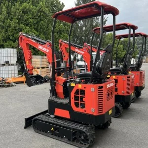 Mini small excavator Deleks A80 B&S engine 13,5 HP