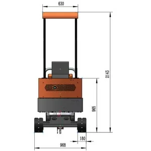 Deleks Mini-Kleinbagger A80 B&S 13,5 PS Motor