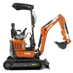 DELEKS S100 1.0T compact mini excavator