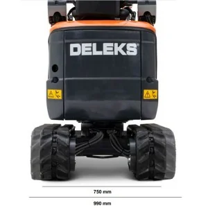 DELEKS S100 1.0T compact mini excavator