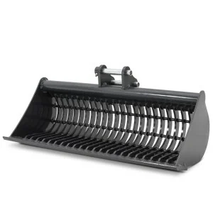 Godet à grille pour mini-pelle S100 - 80cm Deleks