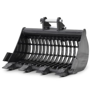 Grid bucket for mini excavator S100 - 50cm Deleks