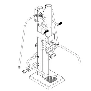 Hydraulischer Holzspalter für Traktor Centauro Elche 14 T